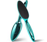 HovuuTuig Nano Glass Callus Remover, Gentle Foot Care with Long Handle for Wet & Dry Feet, Quick Callus Removal, Ergonomic & More Efficient than Pumice Stone (Metallic Green)