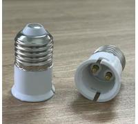 HOW 2x E27 to B22 Socket Converter, Lamp Light Bulbs Holder for LED/CFL and Incandescent Bulbs Extension Adapter