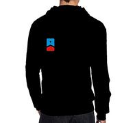 How About A Nice Hot Cup of Co2 Customizable Personalized Mens Hoodies, Black, M
