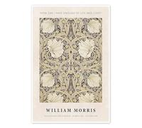 How can I have enough of Life and Love? Poster by William Morris 60 x 90 cm Beige Wall art Wall decor
