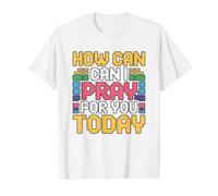How Can I Pray for You Today Value Graphic T-Shirt, Men, White, M