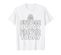 How Can I Pray for You Today Value Graphic T-Shirt, Men, White, M