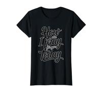 How Can I Pray for You Today Value Graphic T-Shirt, Women, Black, L