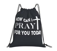How Can I Pray For You Unisex Swimming Bag Foldable Drawstring Backpack Durable Gym Sack For Football Hiking Travel