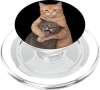 HOW CATS LOVE HATE MEME X FUNNY CATS X Famous Cat Meme PopSockets PopGrip for MagSafe