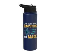 How Computers are Made IT Funny Computer Stainless Steel Insulated Water Bottle