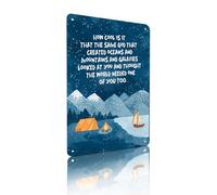How Cool Is It - Inspirational Metal Sign Scenic Aluminum Wall Decor for Cabin, Bedroom, Study, Church Youth Room, Balcony, Patio, 8x12 Inches (25237)