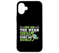 How did the mean turtle - Sea Turtle Case for iPhone 16 Plus