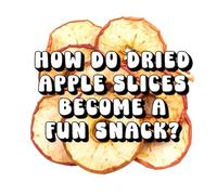 How Do Dried Apple Slices Become a Fun Snack?