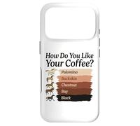 How Do You Like Your Coffee Horse Lover Equestrian Case for iPhone 17 Pro