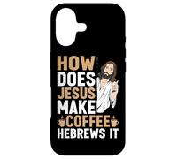 How Does Jesus Make Coffee, Hebrews It Funny Christian Case for iPhone 17