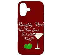 How Does Santa Feel Dirty Martini Christmas Cocktail Humor Case for iPhone 17