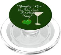 How Does Santa Feel Dirty Martini Christmas Cocktail Humor PopSockets PopGrip for MagSafe