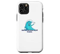 How Does The Ocean Say Hi It Waves Cute Dad Joke Pun Funny Case for iPhone 11 Pro