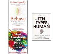 How Emotions Are Made,Behave,Ten Types of Human 3 Books Collection Set