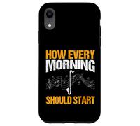 How Every Morning Should Start - Bass Clarinet Player Case for iPhone XR