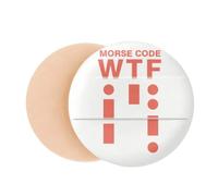 How Expression Morse Code Points Lines Air Cushion Makeup Foundation Sponge Powder Puff