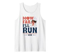 How Far I’ll Run - Empowered Runner 10K Race Tank Top