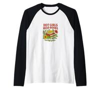 How Girls Read Books Funny Relatable Quote Literature Humor Raglan Baseball Tee