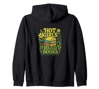 How Girls Read Books Funny Relatable Quote Literature Humor Zip Hoodie