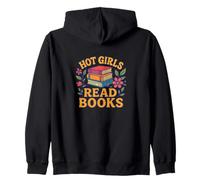 How Girls Read Books Funny Relatable Quote Literature Humor Zip Hoodie