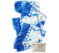 How Great Thou Art Christian Prayer Shawl for Women - Soft, Lightweight Biblical Gift Prayer Scarf for Worship, Praise, Royal Blue, Large
