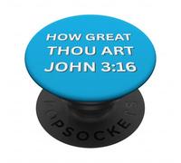 "HOW GREAT THOU ART" Cool Teenager Design PopSockets Adhesive PopGrip