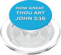 "HOW GREAT THOU ART" Cool Teenager Design PopSockets PopGrip for MagSafe