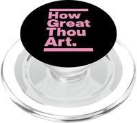 How Great Thou Art Hymn Church Christian Choir Director PopSockets PopGrip for MagSafe