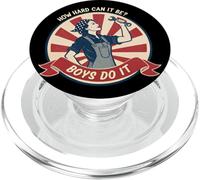 How Hard Can It Be Boys Do It Feminist Art PopSockets PopGrip for MagSafe