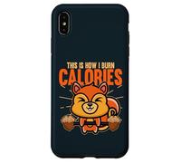 How I Burn Calories Wildlife Animals Fitness Squirrel Case for iPhone XS Max