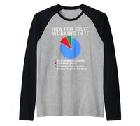 How I fix Stuff Working in IT, Tech Geek Nerd Funny Computer Raglan Baseball Tee