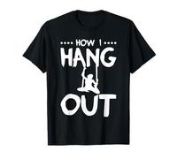 How I Hang Out Aerial Yoga Lover Aerial Yoga T-Shirt