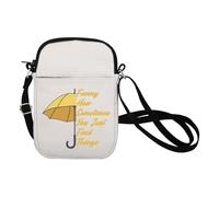 How I Met Your Mom Crossbody Bag Himym Gift Funny How Sometimes You Just Find Things Gifts Yellow Umbrella Gift Sling Bag