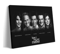 How I Met Your Mother Black White Poster Decorative Painting Canvas Wall Posters And Art Picture Print Modern Family Bedroom Decor Posters 20x30inch(50x75cm)