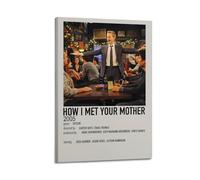 How I Met Your Mother Canvas Poster Room Decor Poster for Bedroom Living Room Walls 12x18inch(30x45cm) Frame-style