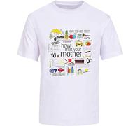 How I Met Your Mother Mens T-Shirt Male Unisex Mens T-Shirt White Black Size L