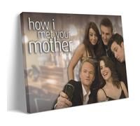 How I Met Your Mother TV Show Characters Fan Art Poster Decorative Painting Canvas Wall Art Living Room Poster Bedroom Painting 08 x 12 Inch (20 x 30 cm)