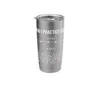 How I Practice Golf Plan Vs Reality Funny Golf Lover Hobby Stainless Steel Insulated Tumbler