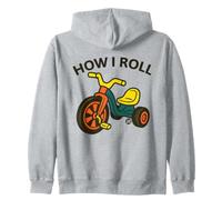 How I Roll Bigwheel Zip Hoodie