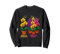 How It Started How Ist Going Orchid Sweatshirt