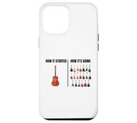 How It Started How It’s Going Funny Guitar Player Guitarist Case for iPhone 12 Pro Max
