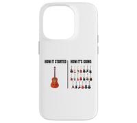 How It Started How It’s Going Funny Guitar Player Guitarist Case for iPhone 14 Pro