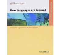 How Languages are Learned. Lightbown, Spada 9780194406291 Fast Free Shipping