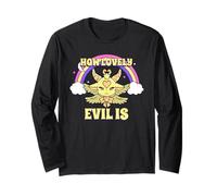 How Lovely Evil is (Funny Cute Little Devil Graphic) Long Sleeve T-Shirt