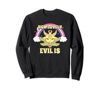 How Lovely Evil Is (Funny Cute Little Devil Graphic) Sweatshirt