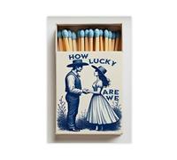 How Lucky Are We Canvas Poster Wall Art Decor Print Picture Paintings for Living Room Bedroom Decoration 12x18inch(30x45cm)