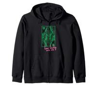 How Lucky Are We Queen Of Hearts St Patrick's Day Zip Hoodie