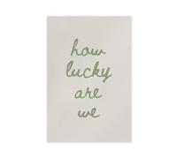 How Lucky Are We Star Canvas Wall Art 2 Canvas Poster for Home Decor Gift | Unframed Print-style, Multiple sizes, Multiple frame styles, Wall Art, Decor Print, Office Decor