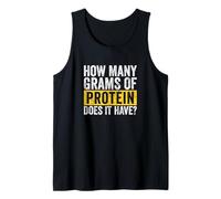 How Many Grams of Protein Does It Have? Gym Tank Top